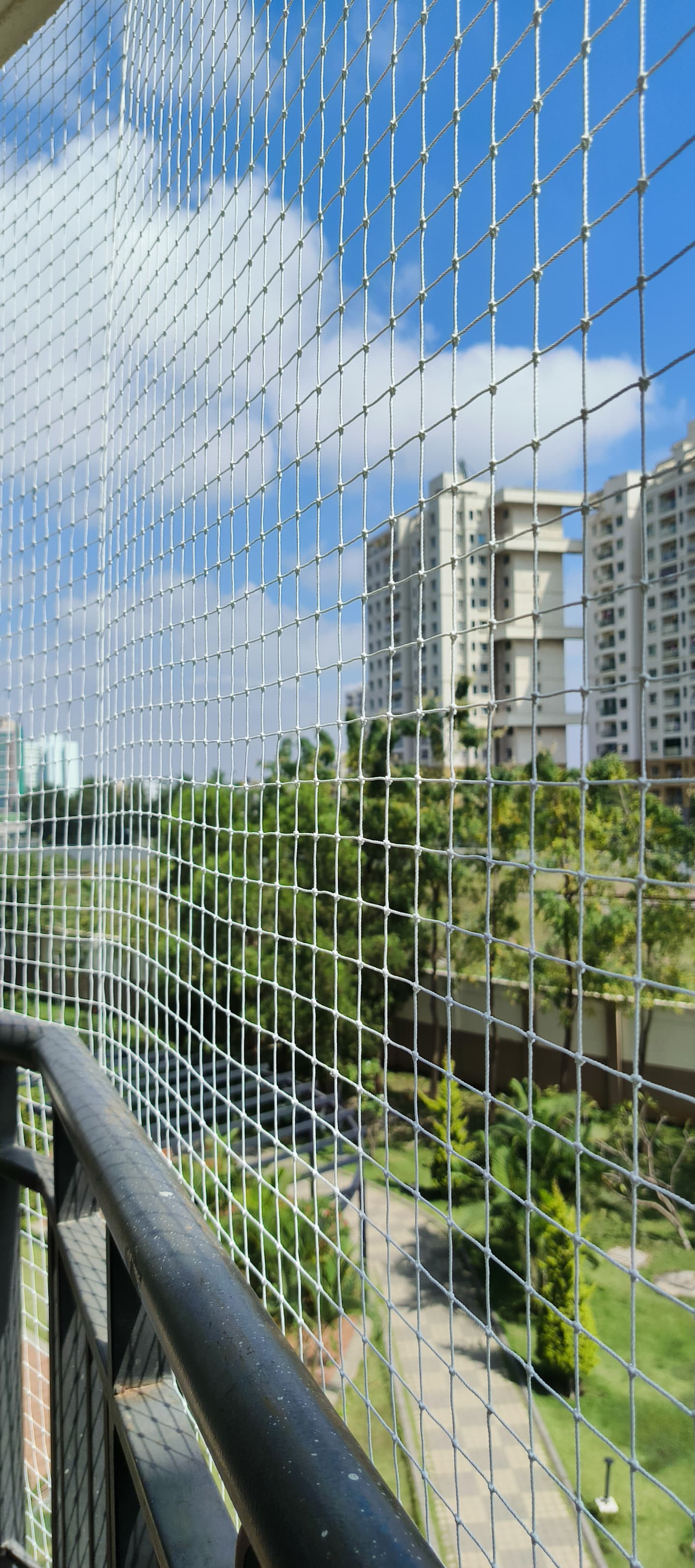 Balcony Nets — photo 8 installation in Mysore — real project photo by Jogi Invisible Grills