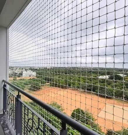 Balcony Nets — photo 22 installation in Mysore — real project photo by Jogi Invisible Grills