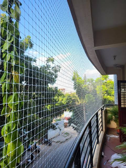 Balcony Nets — photo 24 installation in Bengaluru & Mysuru — real project photo by Jogi Invisible Grills