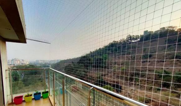 Balcony Children Safety Nets — photo 18 installation in Bengaluru & Mysuru — real project photo by Jogi Invisible Grills