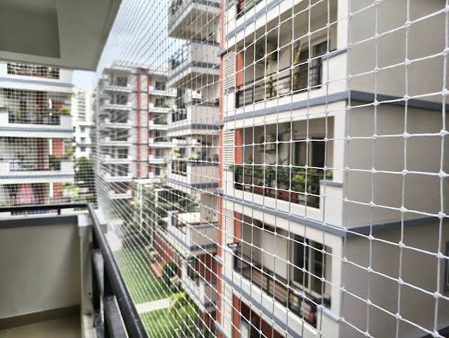 Balcony Protection Nets — photo 6 installation in Bengaluru & Mysuru — real project photo by Jogi Invisible Grills