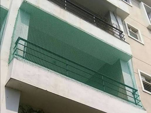 Balcony Nets — photo 2 installation in Bengaluru & Mysuru — real project photo by Jogi Invisible Grills