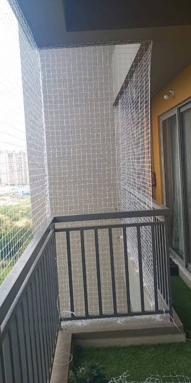 Balcony Protection Nets — photo 14 installation in Bengaluru & Mysuru — real project photo by Jogi Invisible Grills