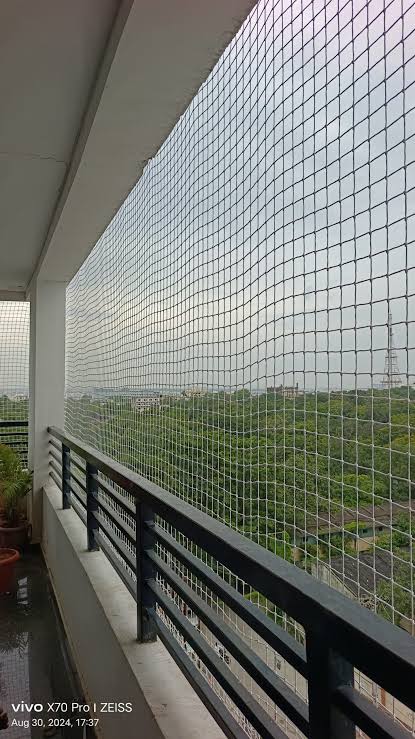 Balcony Protection Nets — photo 18 installation in Bengaluru & Mysuru — real project photo by Jogi Invisible Grills
