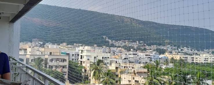 Balcony Children Safety Nets — photo 2 installation in Bengaluru & Mysuru — real project photo by Jogi Invisible Grills