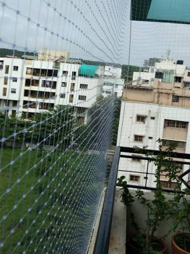 Balcony Bird Nets — photo 12 installation in Bengaluru & Mysuru — real project photo by Jogi Invisible Grills