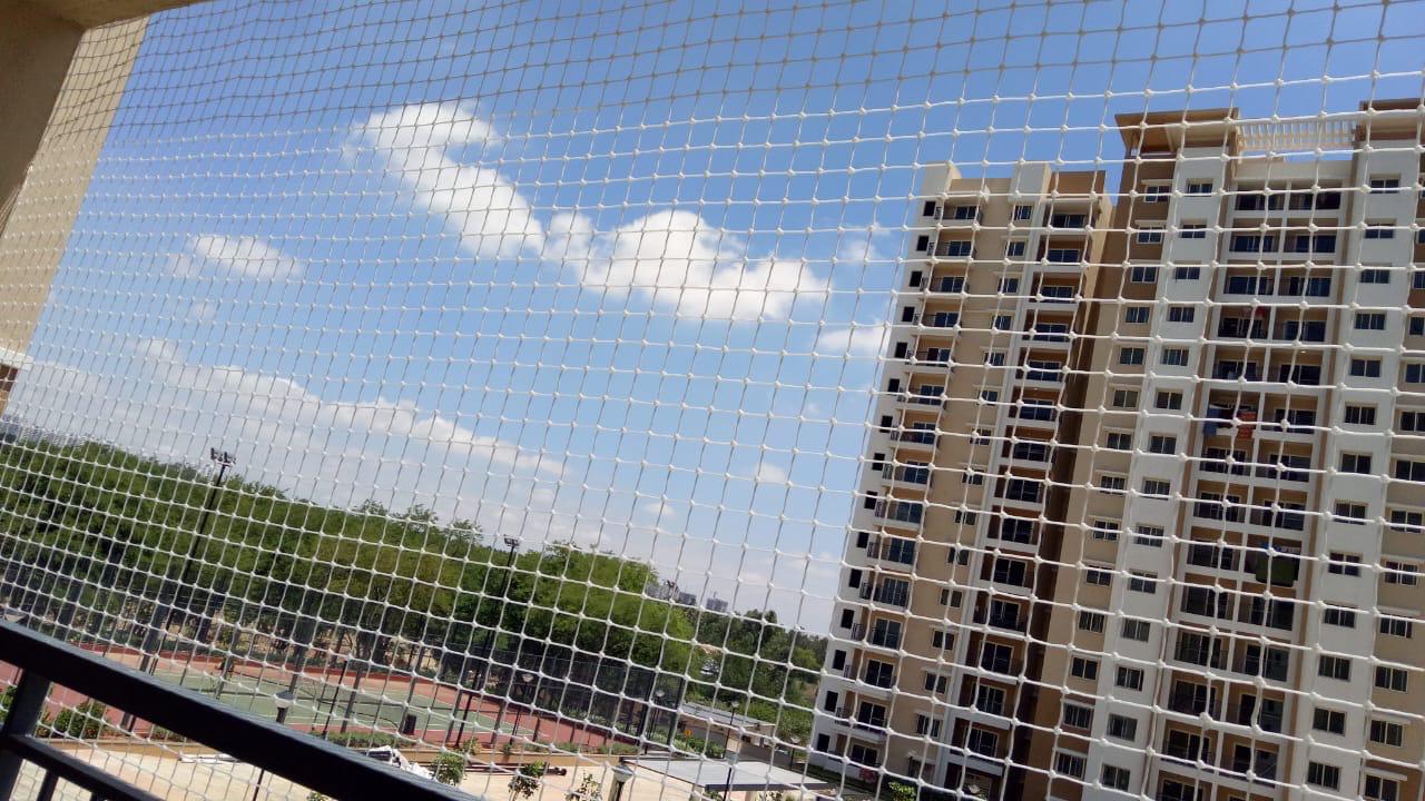 Bird Nets Contractors Bengaluru installation in Bengaluru — real project photo by Jogi Invisible Grills