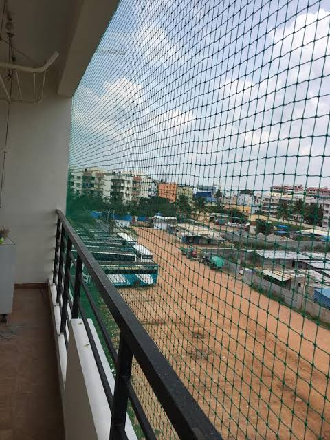 Bird nets — photo 4 installation in Bengaluru & Mysuru — real project photo by Jogi Invisible Grills