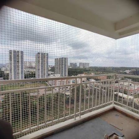 Window Bird Nets — photo 24 installation in Bengaluru & Mysuru — real project photo by Jogi Invisible Grills