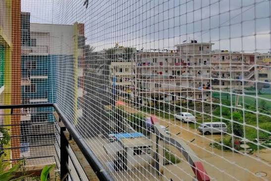 Bird Nets — photo 2 installation in Bangalore — real project photo by Jogi Invisible Grills