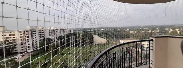 Bird Nets — photo 10 installation in Bangalore — real project photo by Jogi Invisible Grills