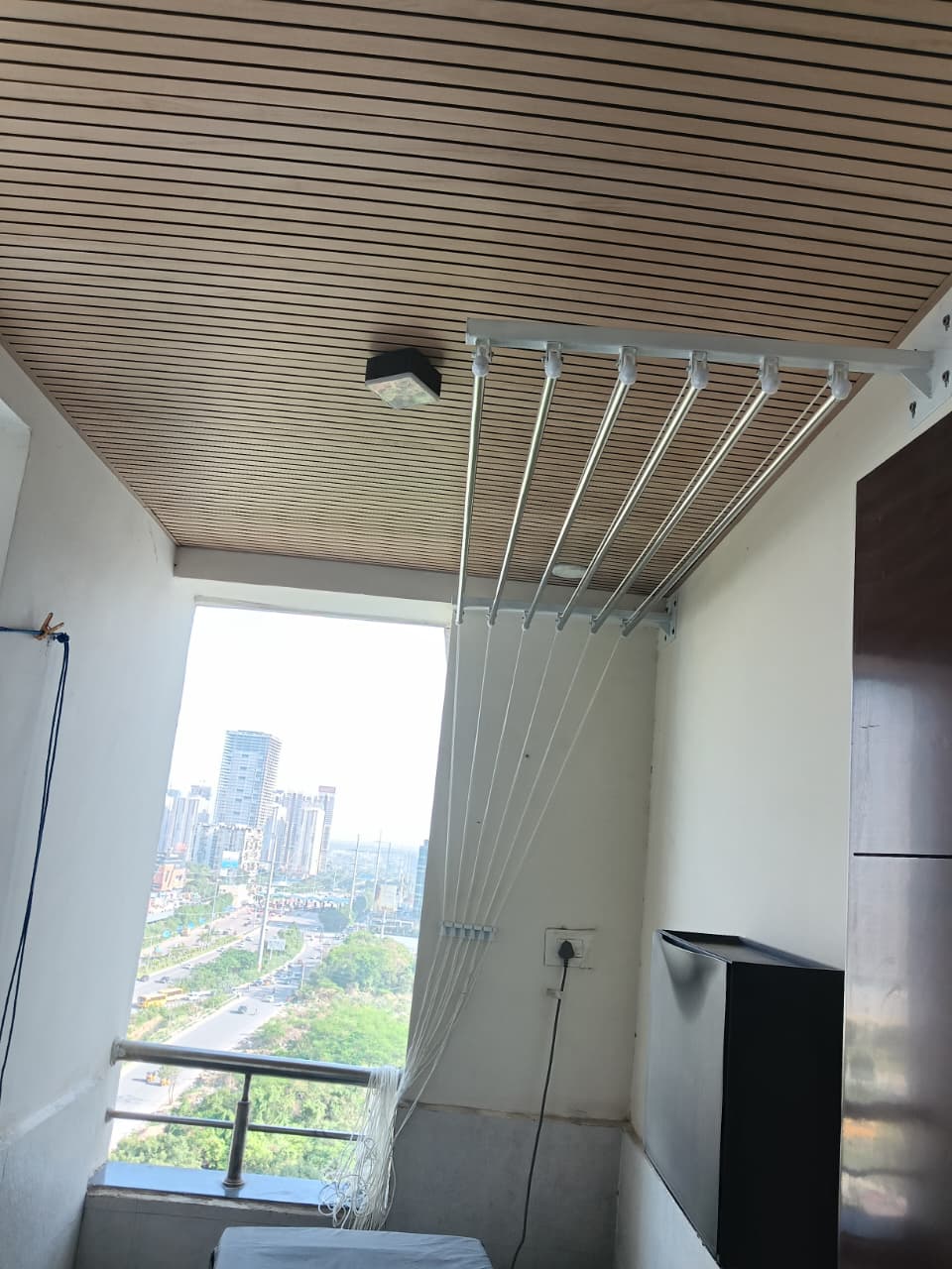 Cloth hangers — photo 3 installation in Bengaluru & Mysuru — real project photo by Jogi Invisible Grills