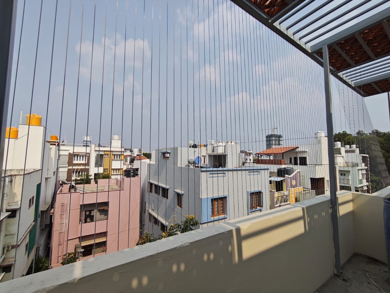 Invisible Grills for Apartments — photo 12 installation in Bangalore — real project photo by Jogi Invisible Grills