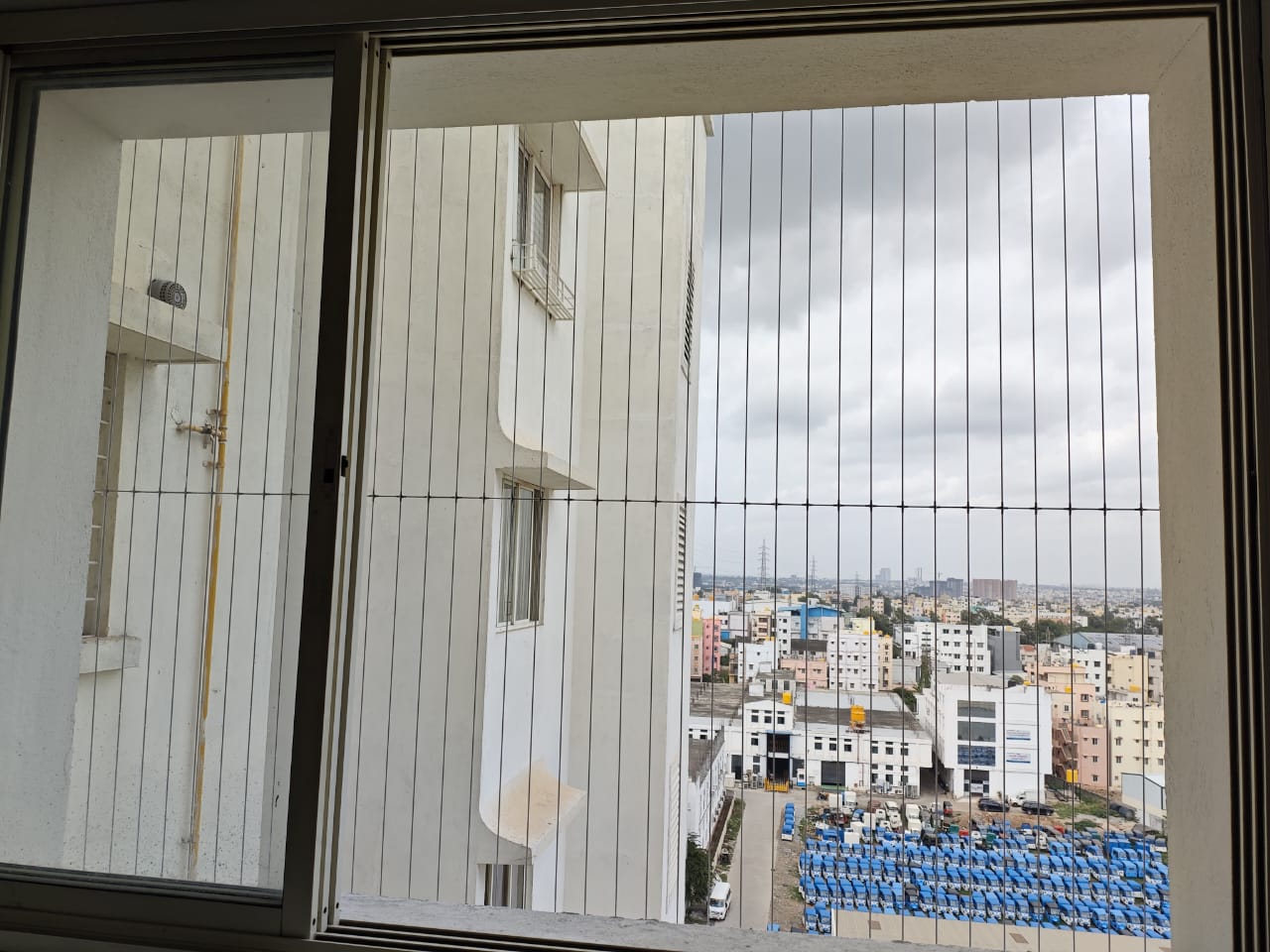 Window Invisible Grills — photo 6 installation in Koramangala — real project photo by Jogi Invisible Grills