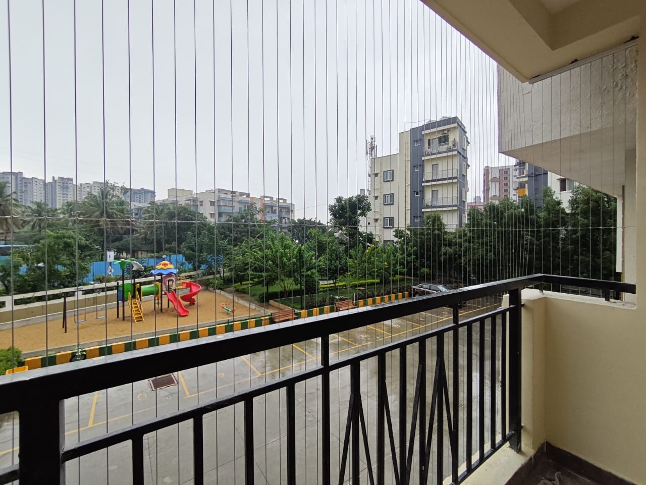Terrace Invisible Grills — photo 6 installation in Bengaluru & Mysuru — real project photo by Jogi Invisible Grills
