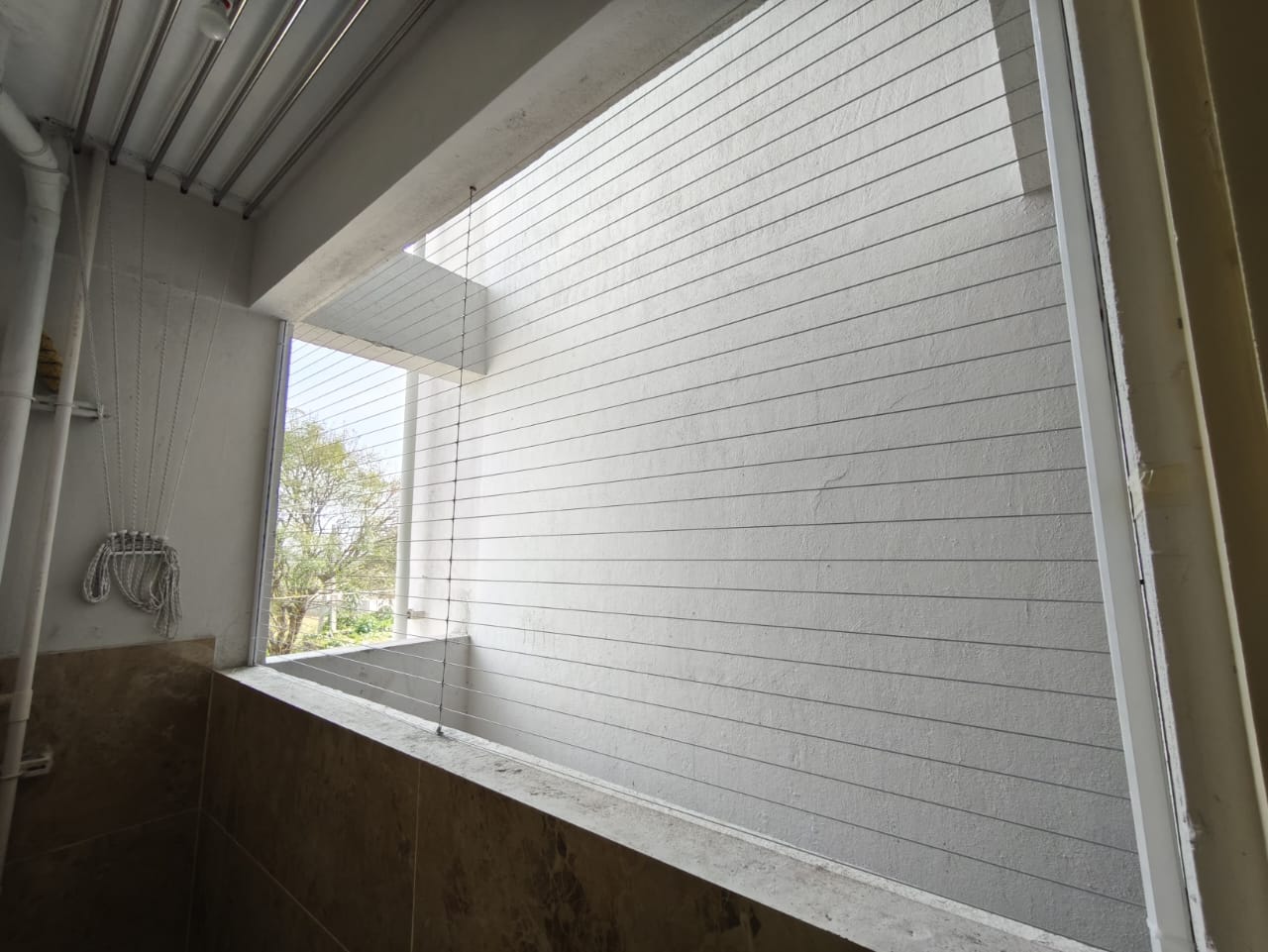 Window Invisible Grills — photo 18 installation in Vijayanagar — real project photo by Jogi Invisible Grills