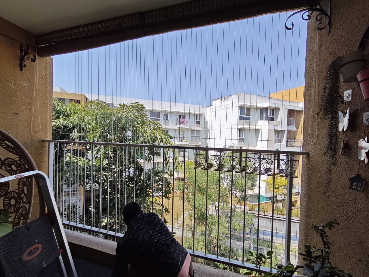 Window Invisible Grills — photo 5 installation in Jayanagar — real project photo by Jogi Invisible Grills