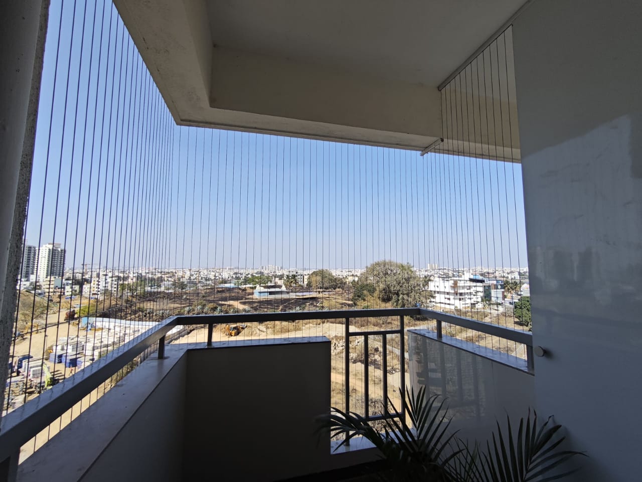 Terrace Invisible Grills — photo 10 installation in Bengaluru & Mysuru — real project photo by Jogi Invisible Grills