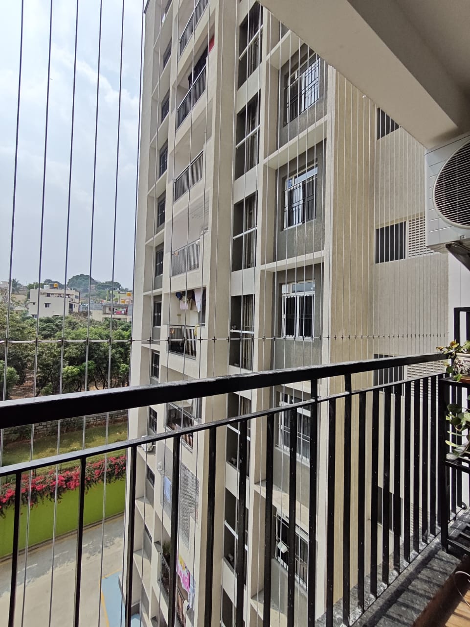 Terrace Invisible Grills — photo 18 installation in Bengaluru & Mysuru — real project photo by Jogi Invisible Grills