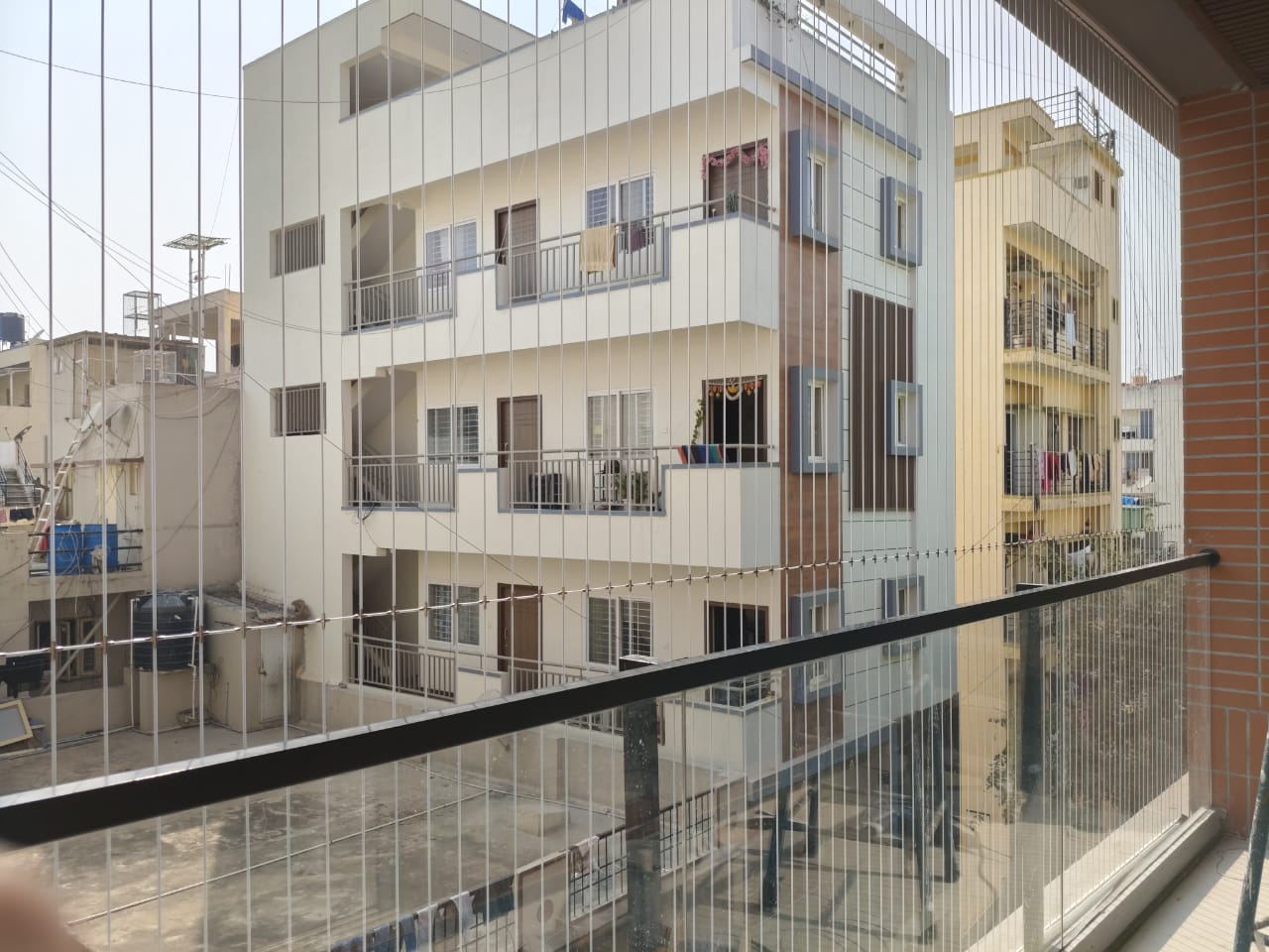 Window Invisible Grills — photo 20 installation in Mysore — real project photo by Jogi Invisible Grills