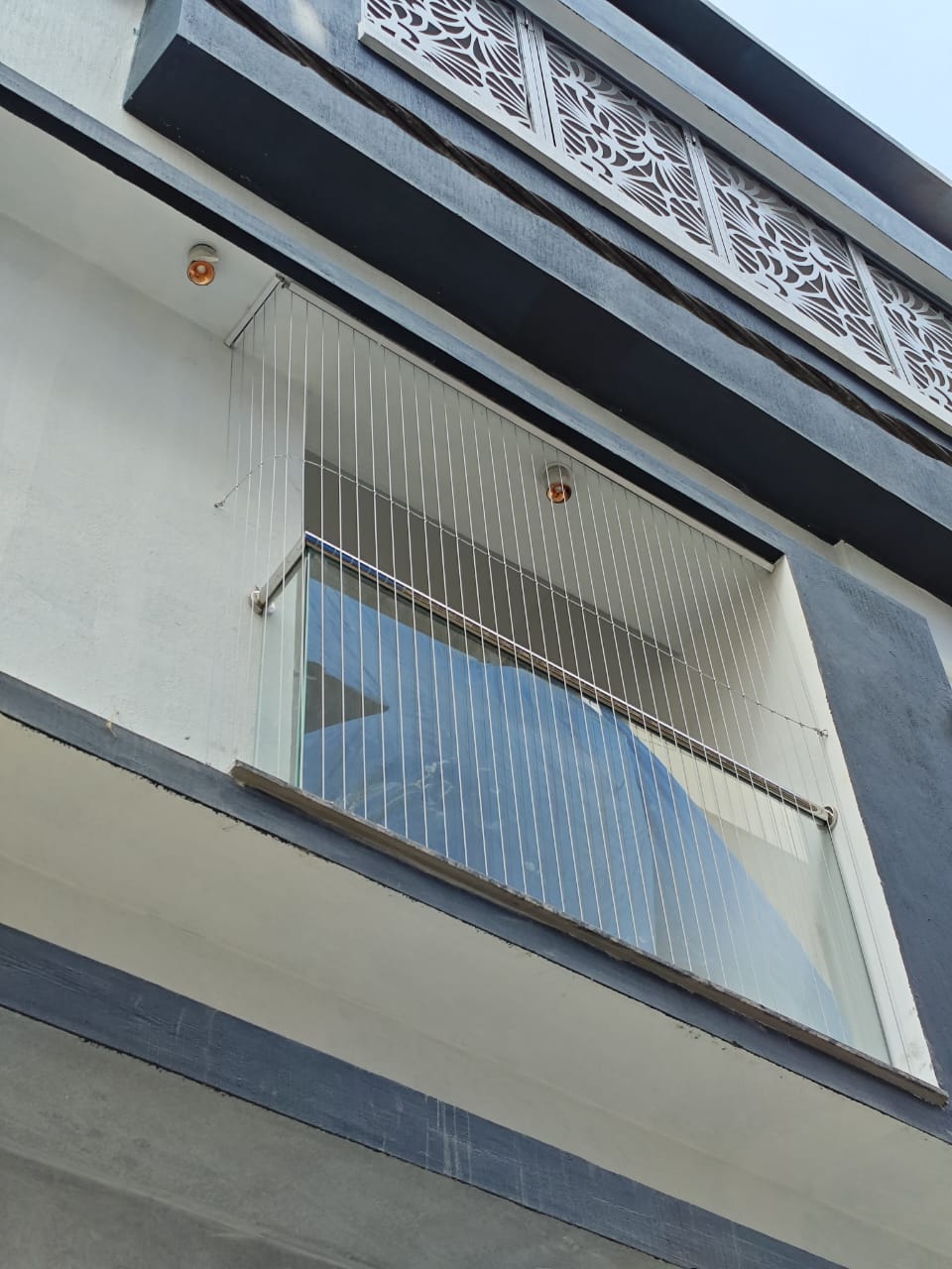 Window Invisible Grills — photo 22 installation in Mysore — real project photo by Jogi Invisible Grills