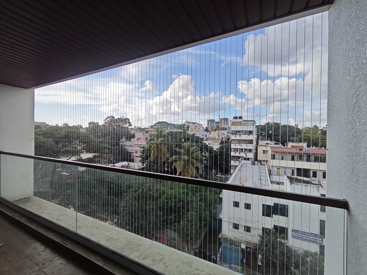 Staircase Invisible Grills — photo 3 installation in Bengaluru & Mysuru — real project photo by Jogi Invisible Grills