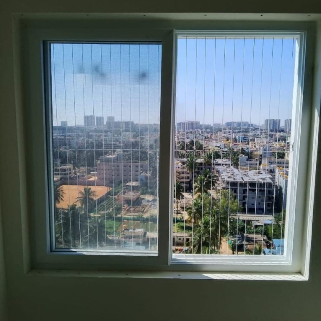 Invisible Grills for Apartments — photo 10 installation in Bengaluru & Mysuru — real project photo by Jogi Invisible Grills