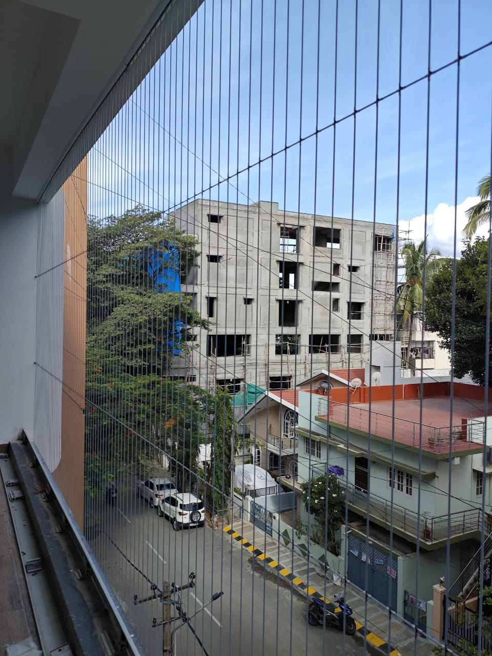 Invisible Grills for Apartments — photo 1 installation in Bengaluru & Mysuru — real project photo by Jogi Invisible Grills