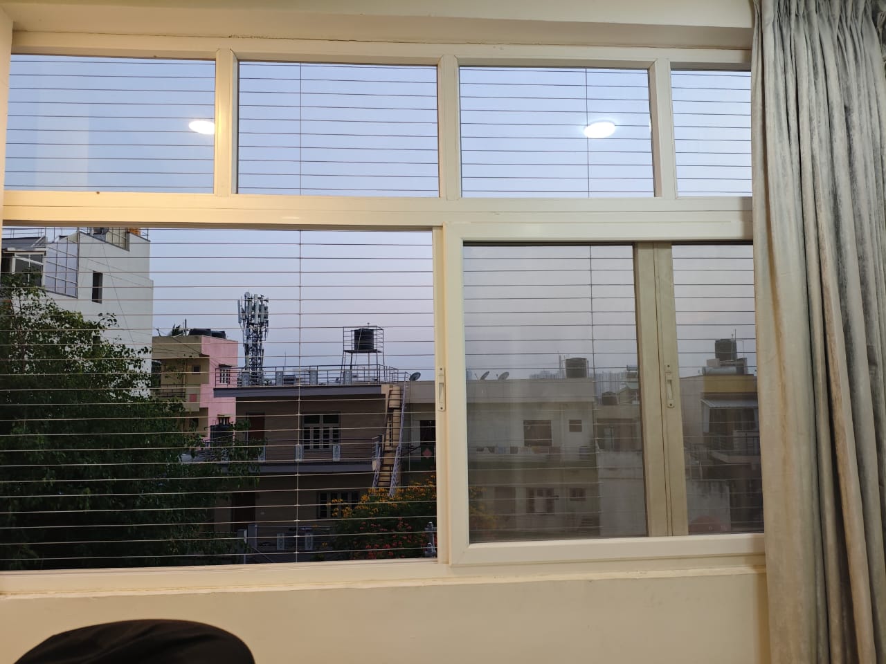 Invisible Grills — photo 2 installation in HSR Layout — real project photo by Jogi Invisible Grills