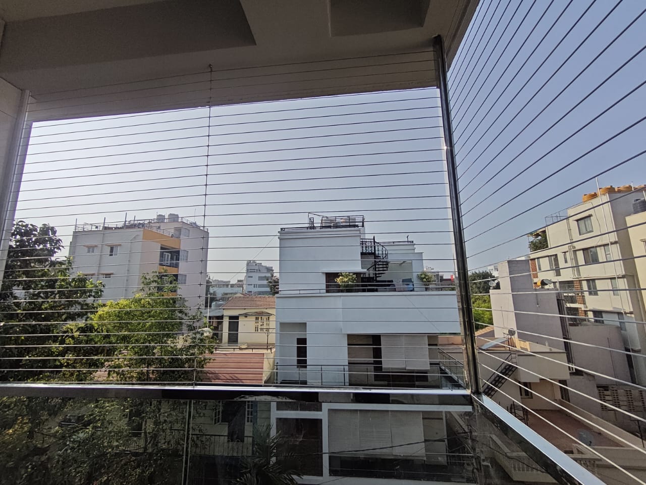 Balcony Invisible Grills — photo 12 installation in Bengaluru & Mysuru — real project photo by Jogi Invisible Grills