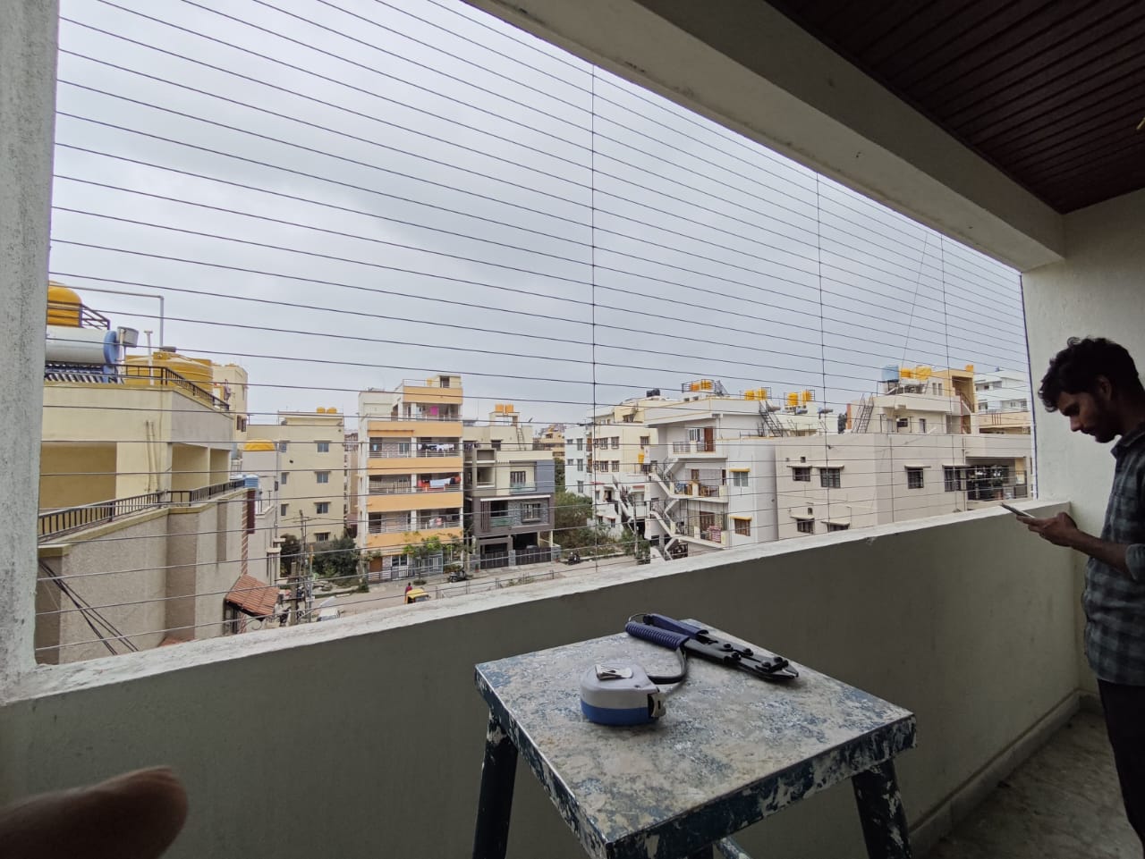 Invisible Grills for Apartments — photo 6 installation in Bengaluru & Mysuru — real project photo by Jogi Invisible Grills