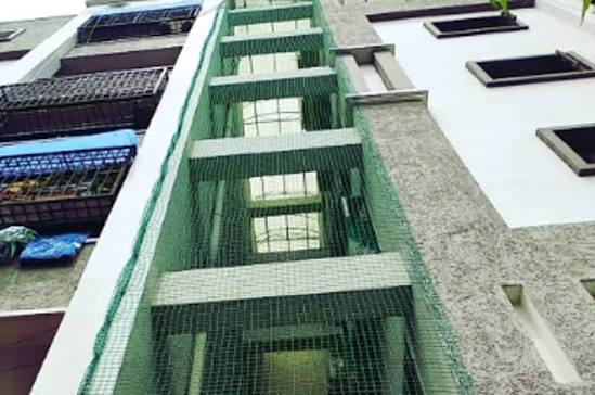 Pigeon Nets — photo 12 installation in Bangalore — real project photo by Jogi Invisible Grills