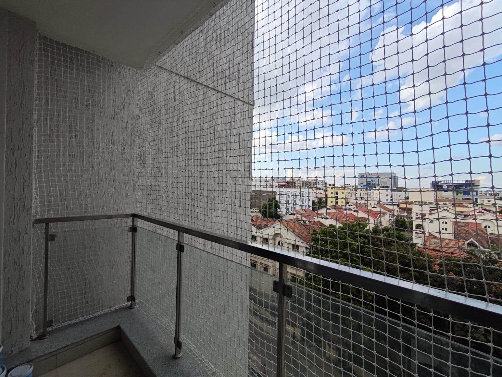 Anti Pigeon Nets — photo 4 installation in Bengaluru & Mysuru — real project photo by Jogi Invisible Grills
