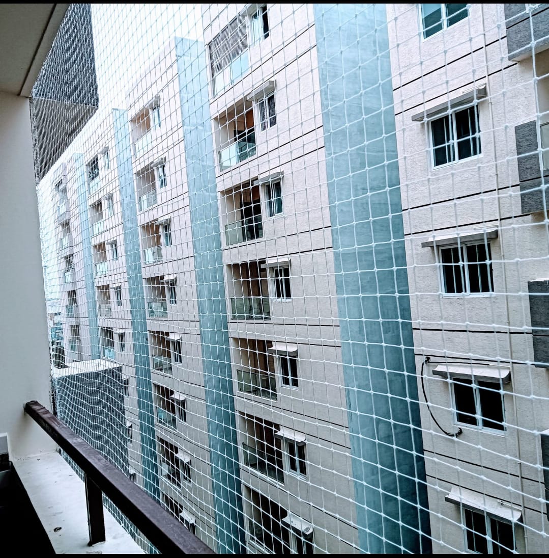 Pigeon Safety Nets — photo 24 installation in Bengaluru & Mysuru — real project photo by Jogi Invisible Grills