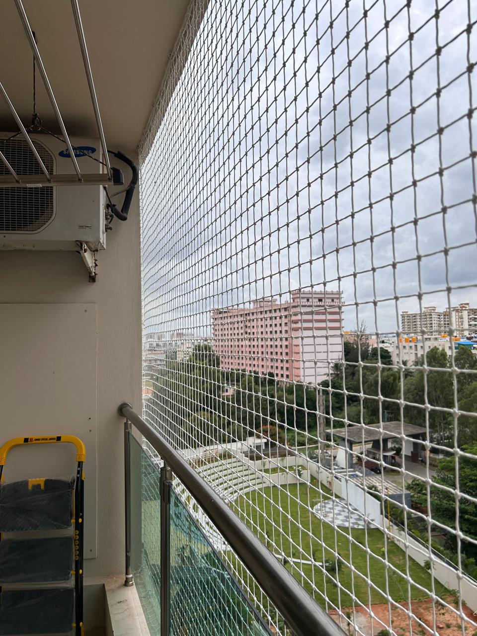 Window Pigeon Nets — photo 12 installation in Bengaluru & Mysuru — real project photo by Jogi Invisible Grills