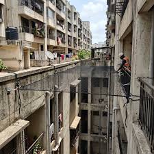 Balcony Pigeon Nets — photo 18 installation in Mysore — real project photo by Jogi Invisible Grills