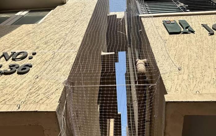 Pigeon Safety Nets — photo 22 installation in Bengaluru & Mysuru — real project photo by Jogi Invisible Grills