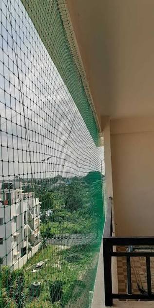 Pigeon Nets — photo 24 installation in Mysore — real project photo by Jogi Invisible Grills