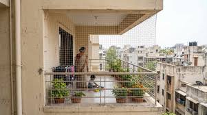 HDPE Pigeon Nets — photo 3 installation in Bengaluru & Mysuru — real project photo by Jogi Invisible Grills