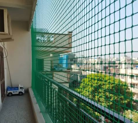 Pigeon Nets — photo 3 installation in Mysore — real project photo by Jogi Invisible Grills
