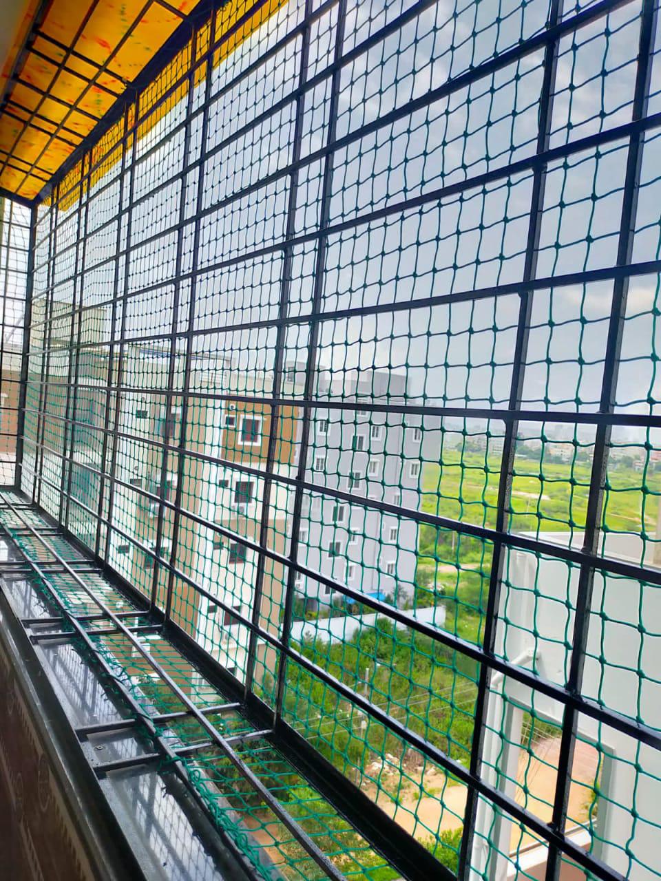 Safety nets — photo 2 installation in Bengaluru & Mysuru — real project photo by Jogi Invisible Grills