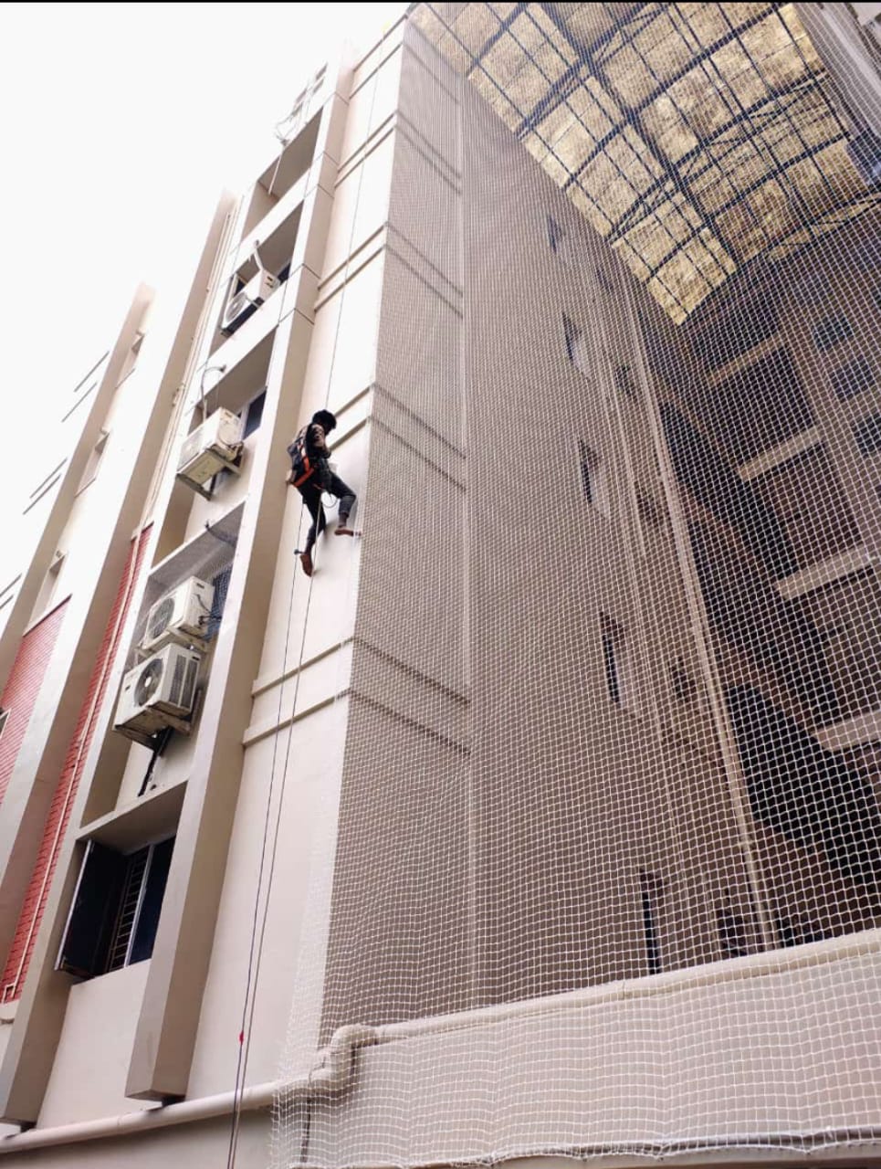 Safety Nets — photo 3 installation in Bangalore — real project photo by Jogi Invisible Grills