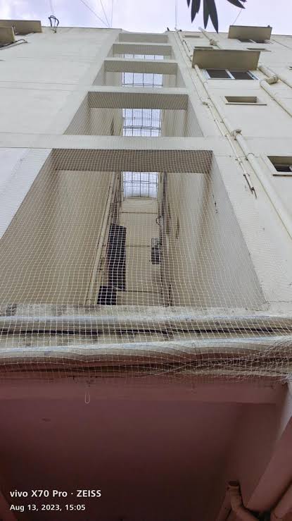 Safety Nets — photo 3 installation in Koramangala — real project photo by Jogi Invisible Grills