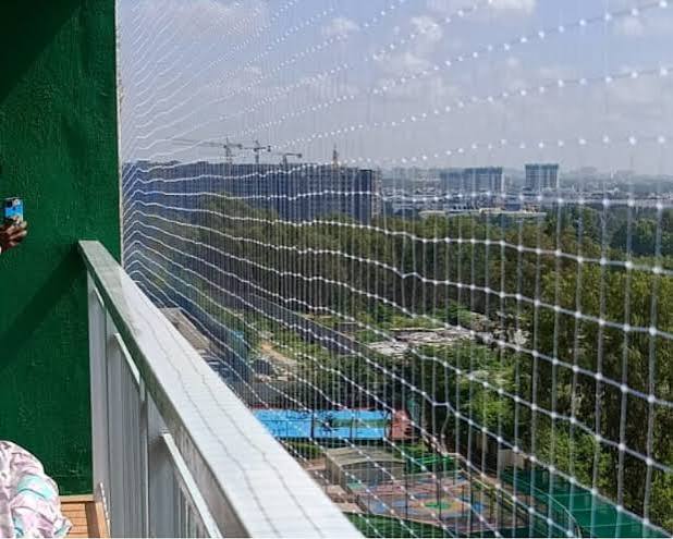 Safety Nets — photo 12 installation in Mysore — real project photo by Jogi Invisible Grills